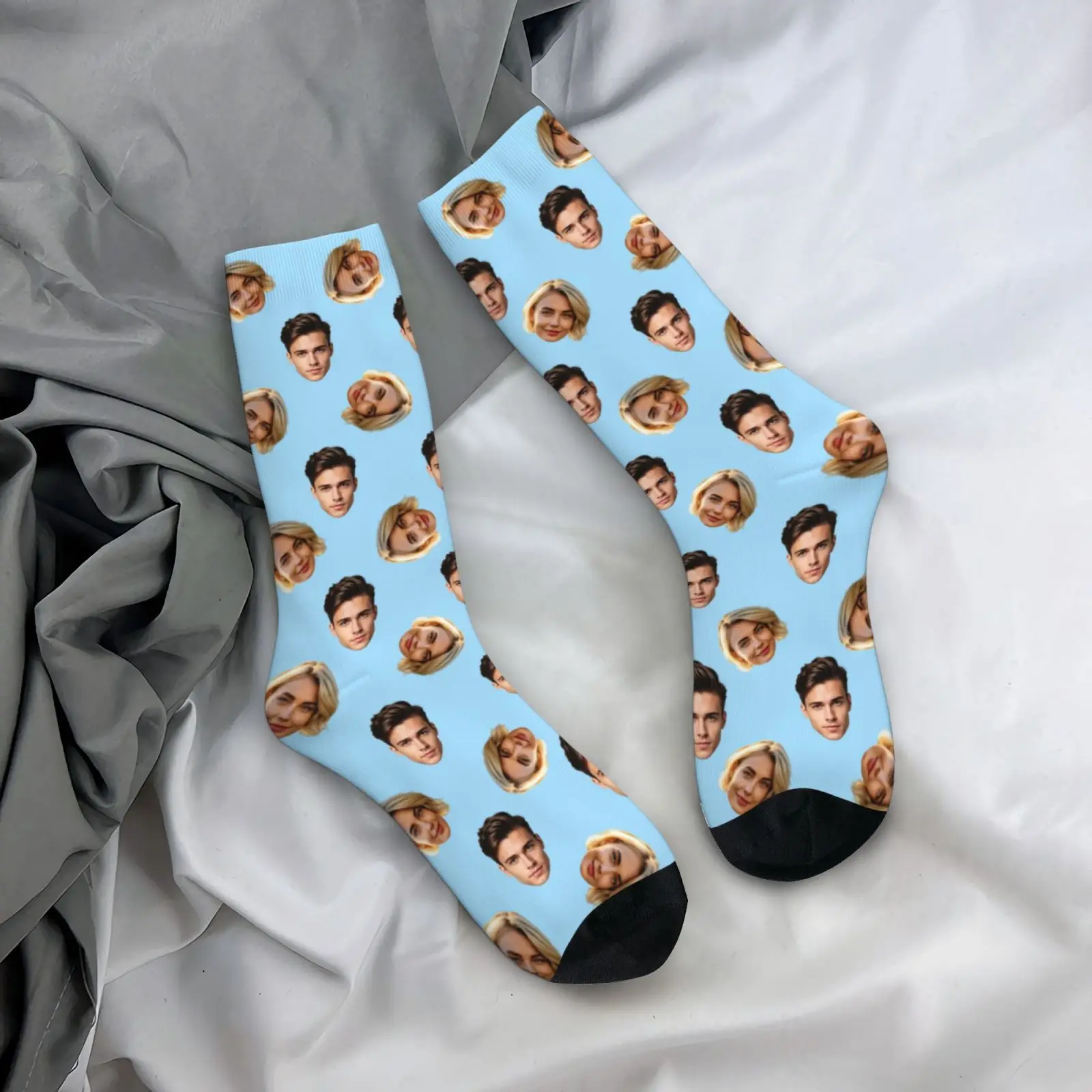 Custom avatar socks for men and women custom photo socks personalized picture socks photo socks personalized gifts view 4