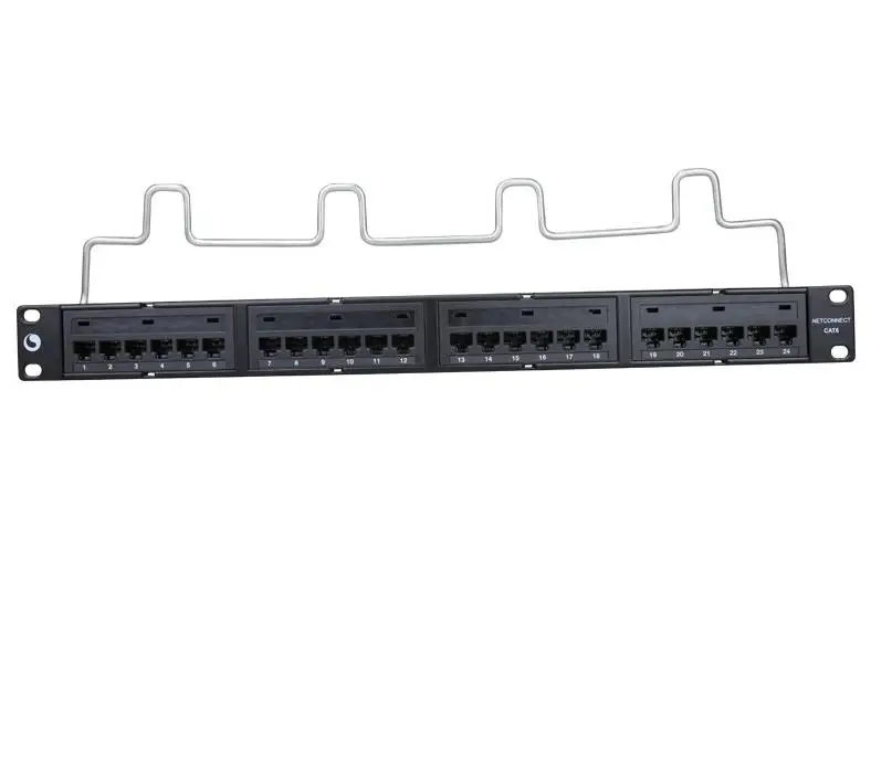 Original authentic AMP Ampcompu six categories of 6 categories of CAT6 unshielded 24-port network rack integrated patch panel