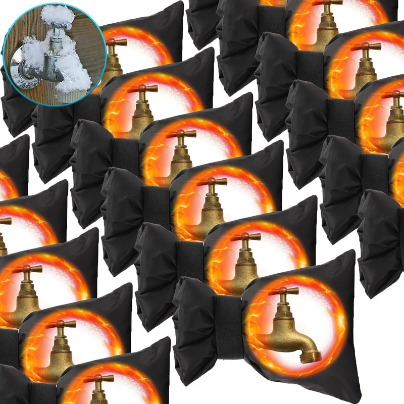 

10-1PCS Winter Outdoor Faucet Cover Anti-Freeze Hose Bib Water Faucet Protector Frost Protection for Hose Bib in Cold Weather