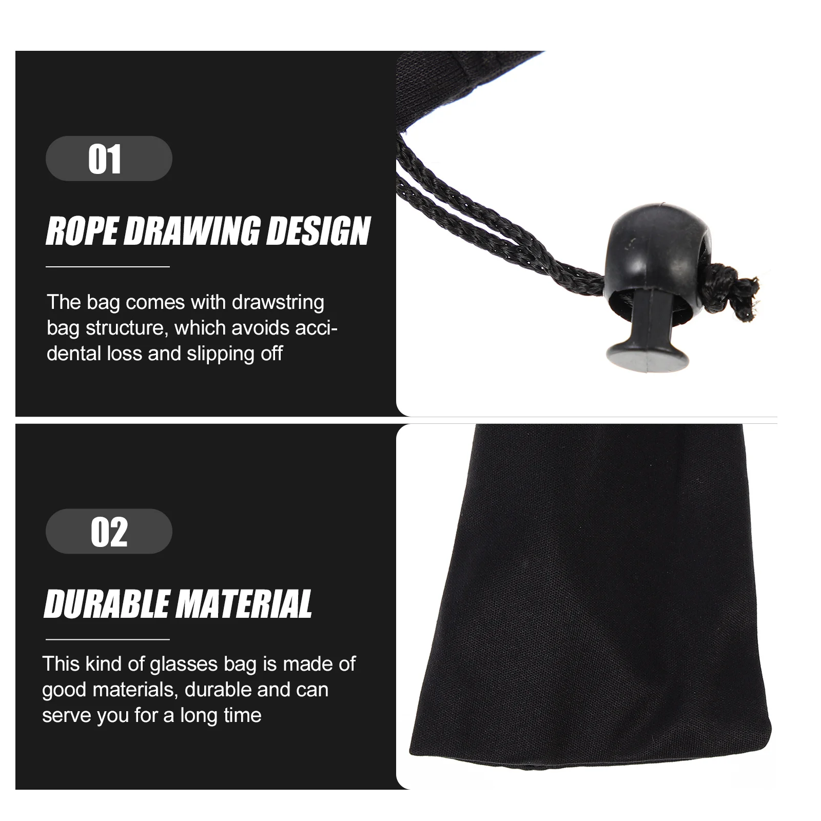 

12Pcs Sunglass Bags Multi-Function Portable Drawstring Eyeglass Pouches Household Glasses Accessory Protective Dustproof Case