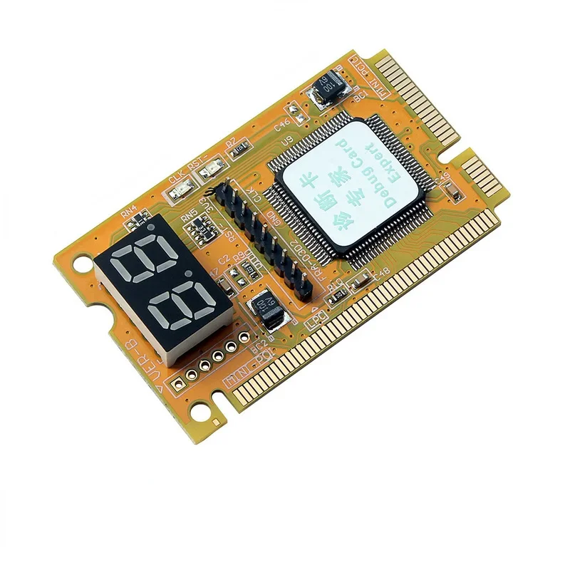 

PCI-E LPC PC Analyzer Tester POST Card Test Plastic/Metal High Stability for Notebook Laptop Express Card Hexadecim Post Card