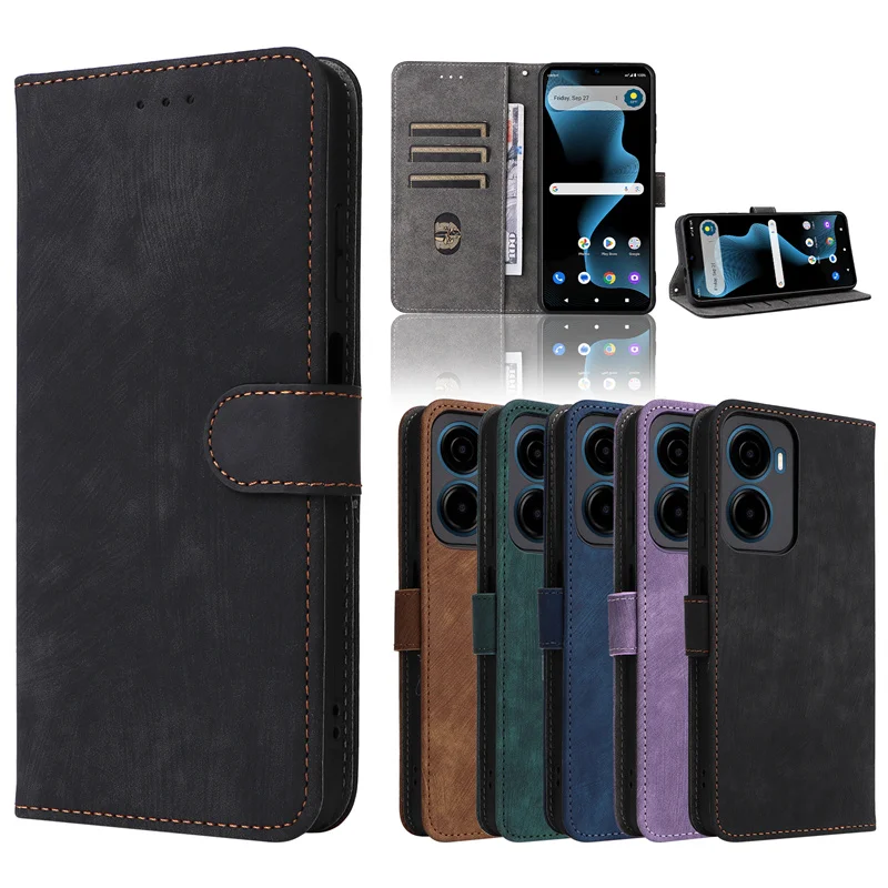 For Cricket Magic 2 5G Case Wallet Anti-theft Brush Magnetic Flip Leather Case For AT&T Propel 2 5G Phone Case