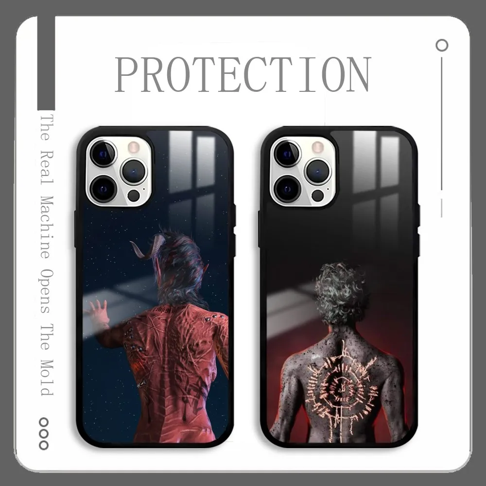 

B-Baldurs G-Gate 3 Astarion Karlach Phone Case For IPhone 16 15 14 13 12 11 Pro Xs Max Mini Plus Celulares Hard Funda