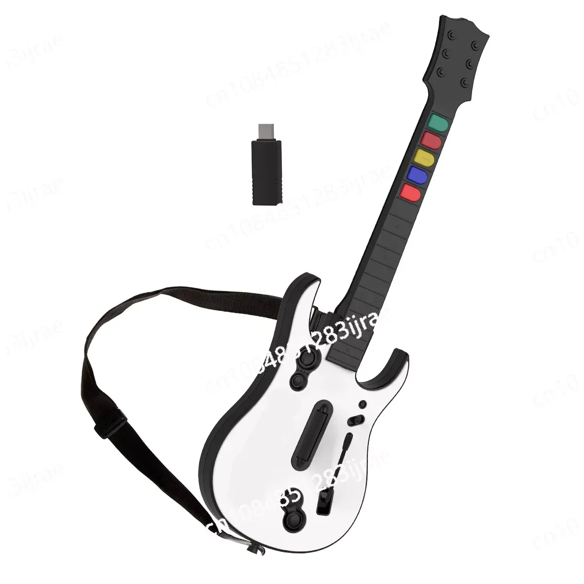 

Guitar Hero Game Wireless Gaming Controller Guitar Hero Rock Band 2.4 G Remote Guitar Handle Console Gamepad 5Key for PC PS3 PC