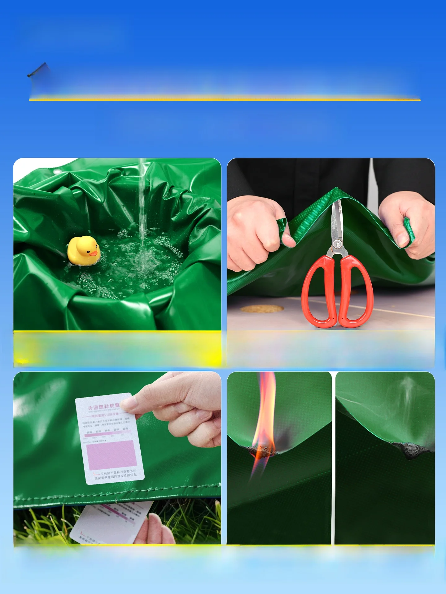 Thickened Oxford Cloth Furniture Protection Cover Rainproof Fireproof Instrument Protective Cover Universal Cloth Shield view 3
