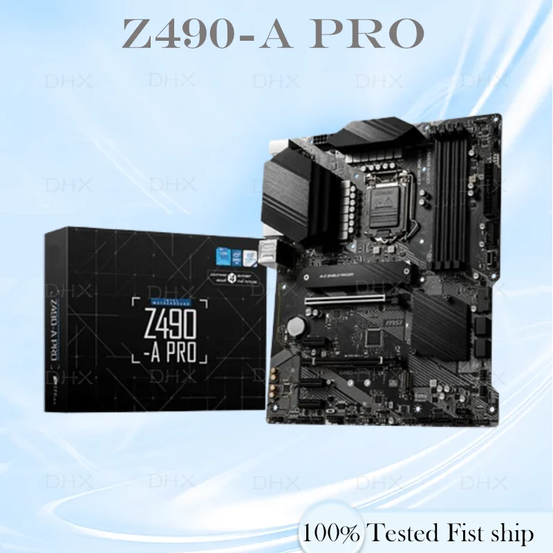 For MSI Z490-A PRO Motherboard 128GB LGA 1200 DDR4 ATX Mainboard 100% Tested Fully Work be shipp quickly DH