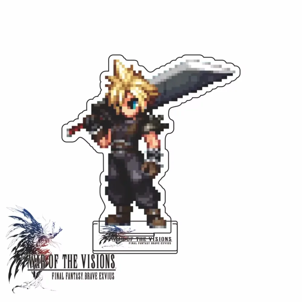 Final Fantasy Brave Exvius Series 2026 New Arrival Acrylic Keychain Stand Pixel Art Full Series Game Character Figure Desktop