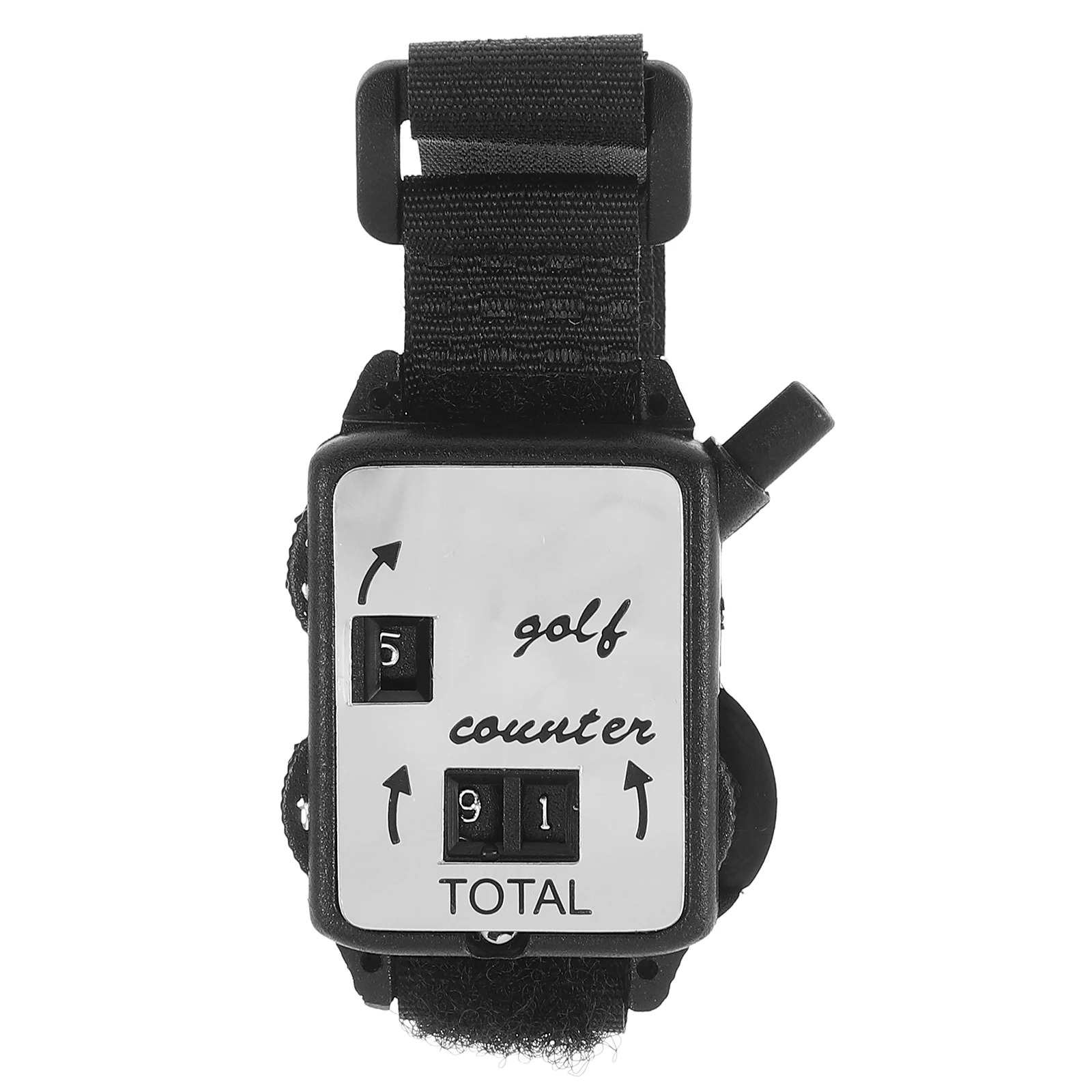 

Stroke Clicker Handheld Watch Shape Durable Plastic One Button Operation For Accurate Score Tracking All Golfers