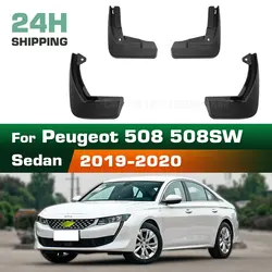 For Peugeot 508 sedan 508SW  2019 2020  Fender Mudguard Mud Flaps Guard Splash Flap Mudguards Car Accessories