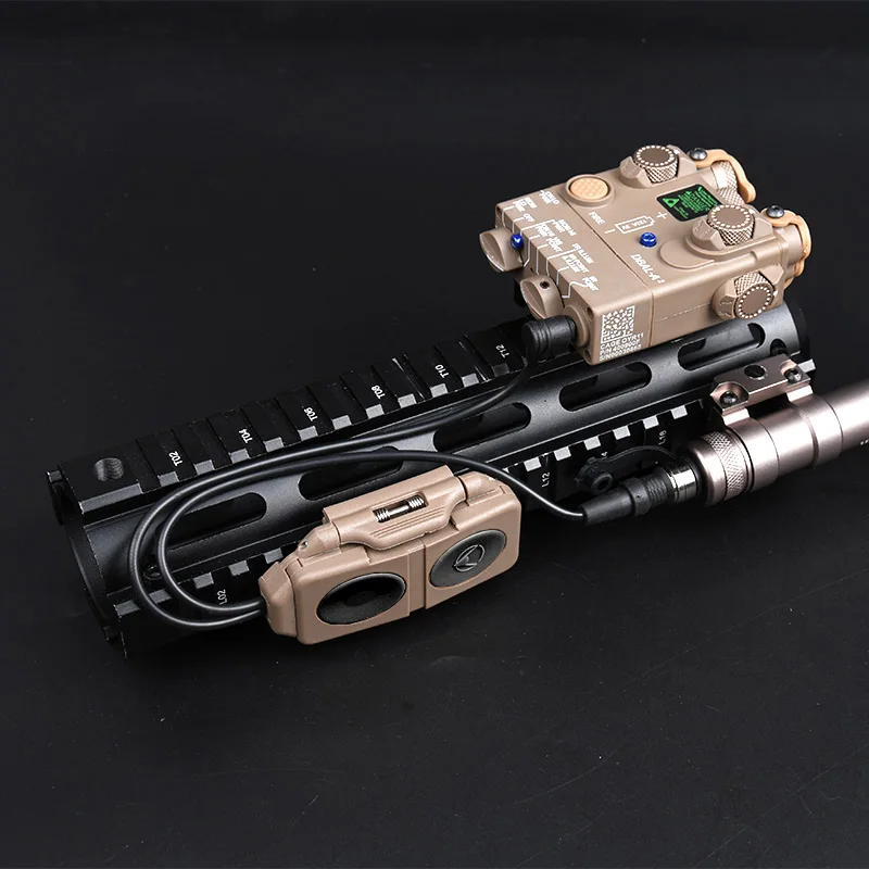 Wadsn controle remoto duplo m600 peq dbal ngal cqbl mawl 2.5mm sf plug m300 m600 lanterna tática interruptor picatinny ferroviário ar15