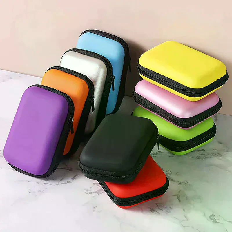 Storage Bag Charging Case For Earphone Package Zipper Bag Portable Travel Cable Organizer Electronics Storage Travel