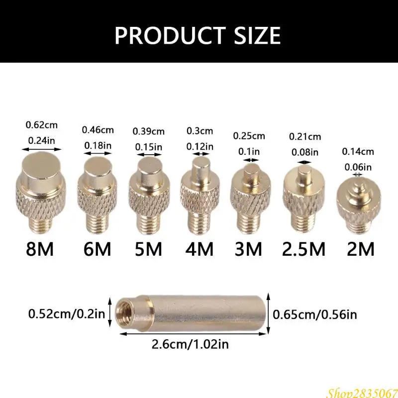 Heat Insert Nut Iron Tip Thread Embedded Heat Insertion Tool For Plastic 831F