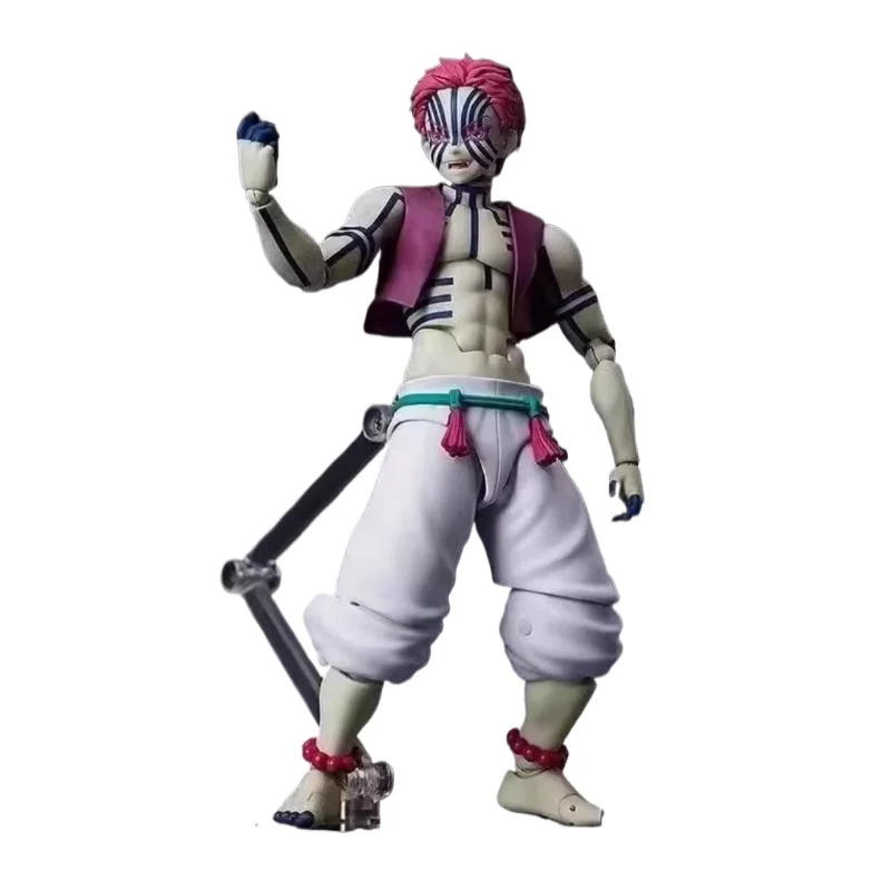 

Akaza 15cm Action Figure Demon Slayer Upper Moon Three Posable Joints Battle Gk Model Collectible Figurine Gift For Anime Fans