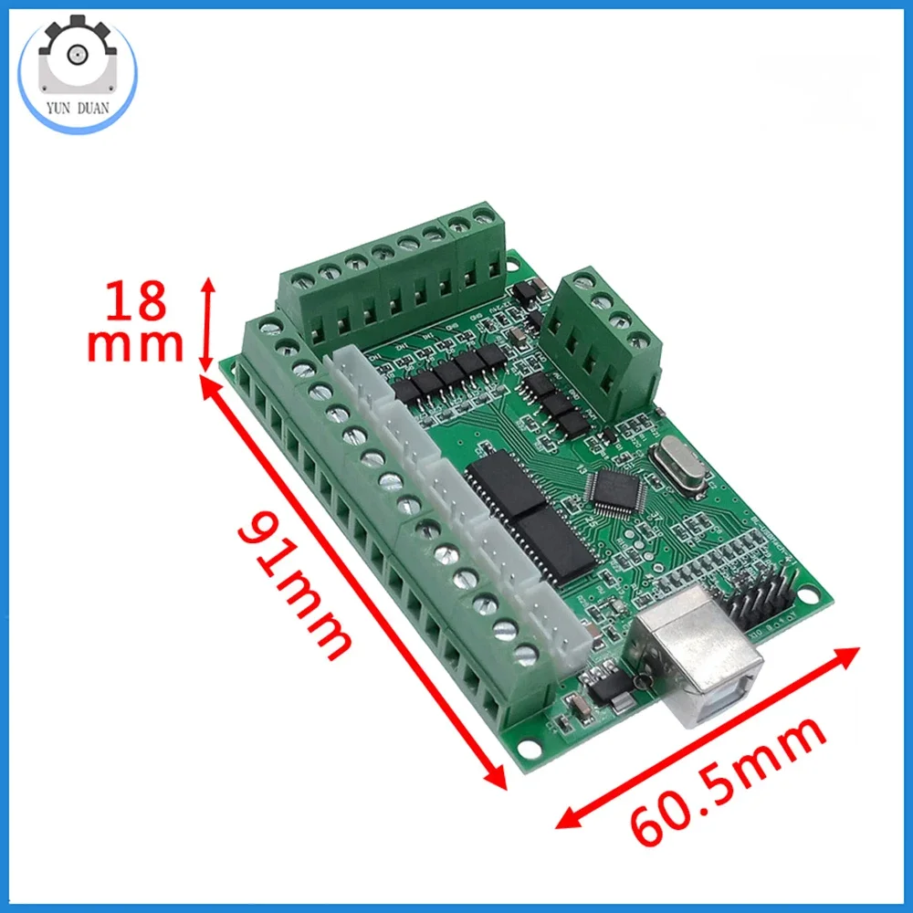 Nema23 Motor 4 Axis Stepper Servo Motor Offline Motion Controller /Mach3 Card 5 Axis 1.2/2/3Nm Stepper Motor 8mm Shaft 3A Kit