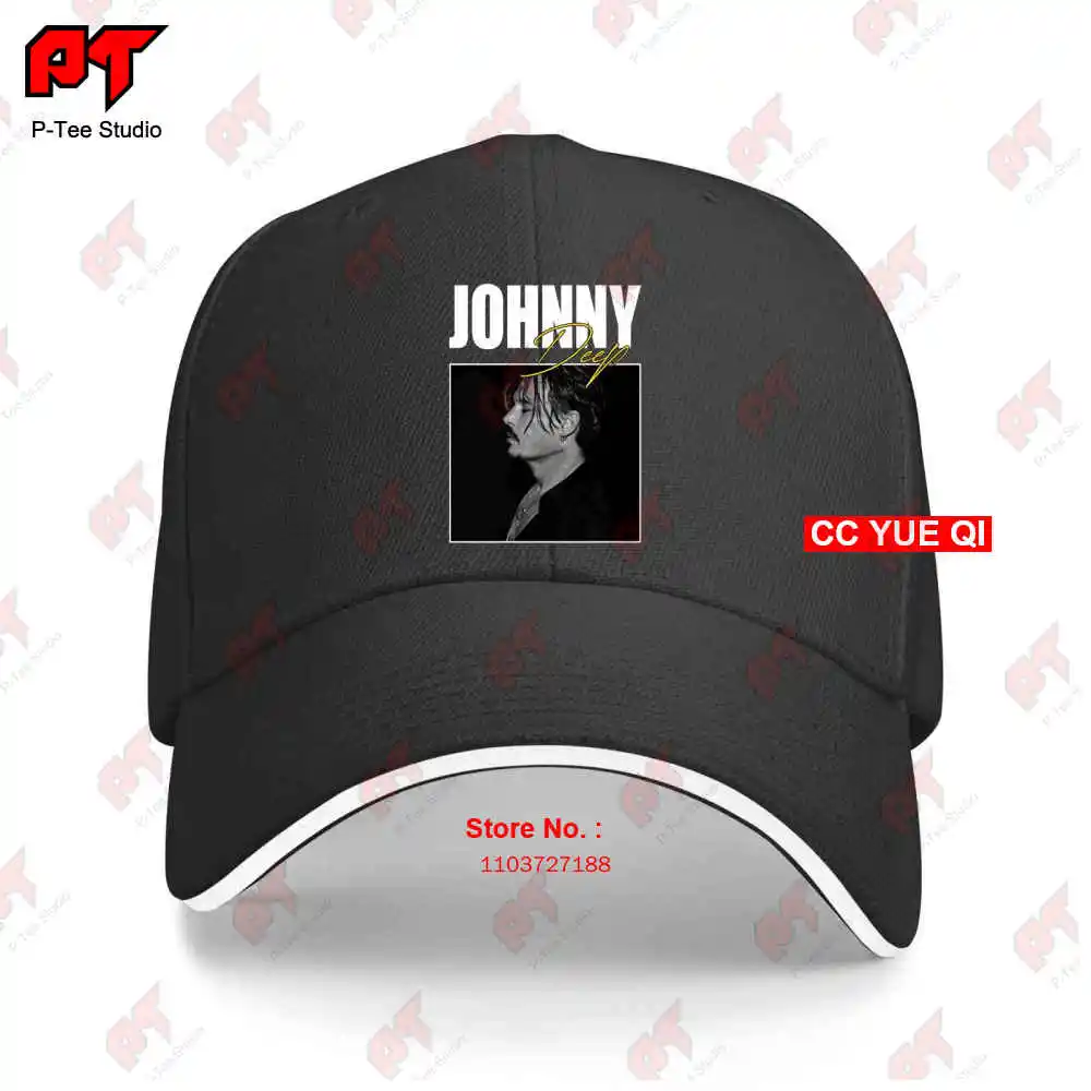 Art Photo Johnny Depp Hot Design Graphic Baseball Caps Truck Cap 5QUR