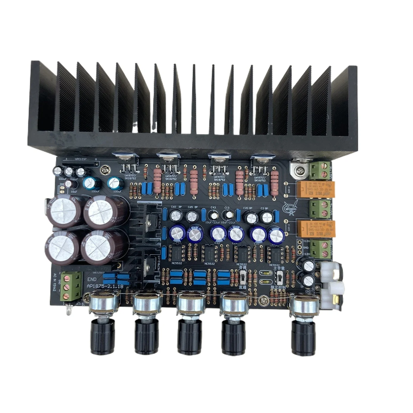 LM1875 Power Amplifier Board 2.1 Channel Fever Power Amplifier Differential BTL Audio SK18752