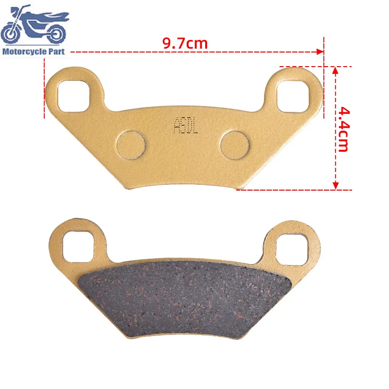 Motorcycle Rear Brake Pads For POLARIS Sportsman 550 800 Forest 850 1000 Scrambler 850 1000 Sportsman 500 1000 XP 2015-2019