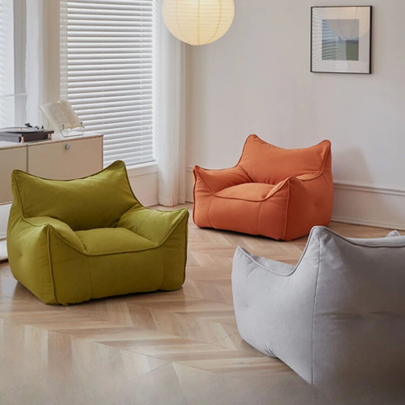 Bean Bag Sofas Chair Sofa Korea Living Room Beanbag Relaxing Mini Modern Bags Floor Furniture Chairs Frameless Romantic Adult image 2