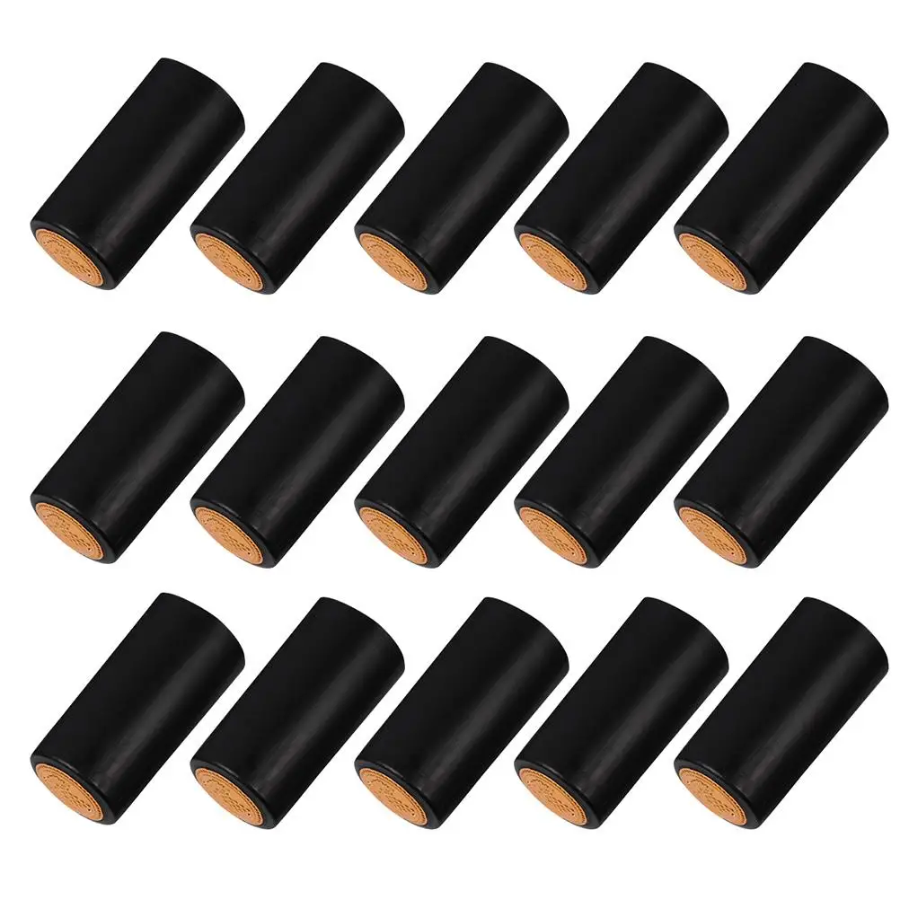 

50 Pcs Disposable Red Wine Bottle Shrink Film Stoppers for Bottles Plastic Caps