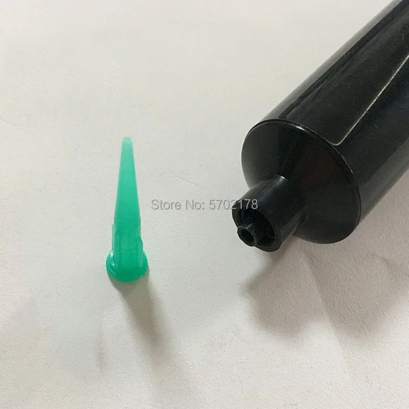 Free Shipping 55ml UV Glue Syringe Dispensing Cartridge With Dispenser Adapter Plug Rear Cover Dispensing Accessories