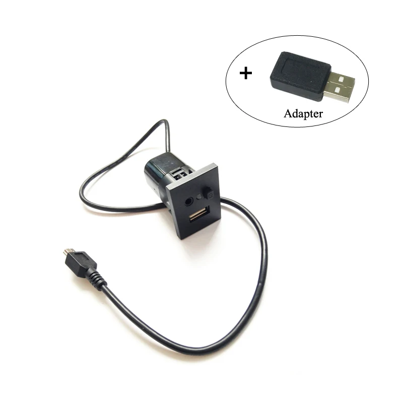 วิทยุอะแดปเตอร์สาย Audio Port USB สำหรับ Ford Focus 2 Mk2 2008 2009 Cmax Kuga Mk1 AUX อินเทอร์เฟซอัพเกรด restyling Ccessories