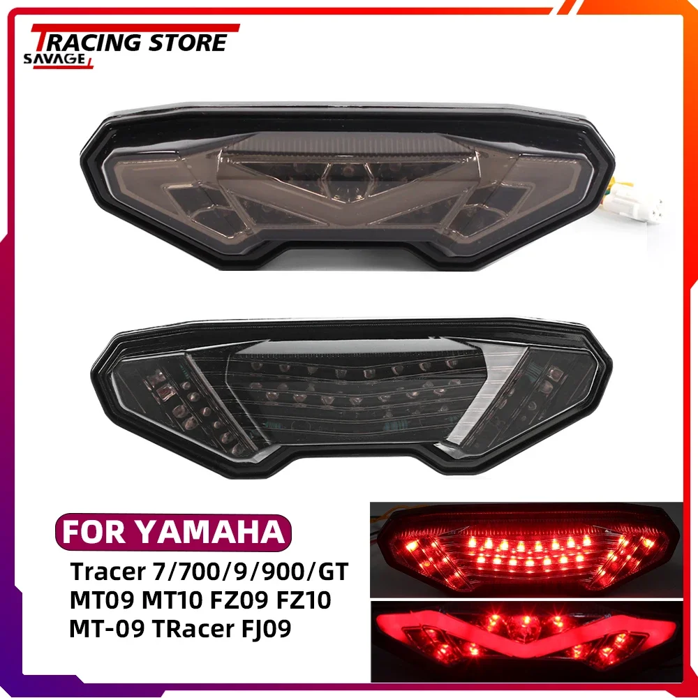 

Motorcycle LED Tail Light For YAMAHA Tracer 700/7/GT Tracer 900/9/GT FZ09 FZ10 FJ09 MT10 MT09 Rear LED Turn Signal Brake Light