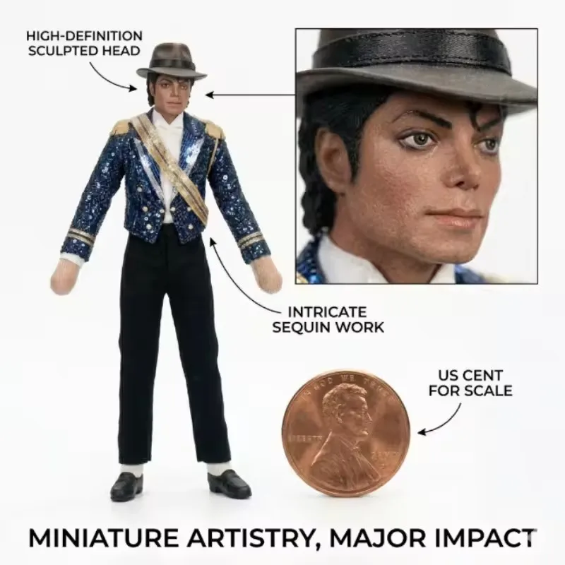 Michael Jackson Plush Pillow, Articulated Abstract Home Decor Figure, Collectible Ornament and Creative Gift view 5