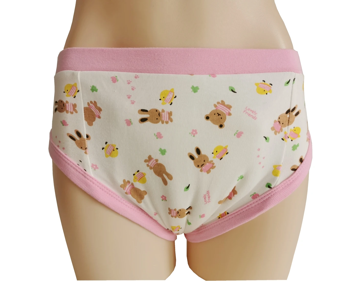 Adult printed pink teddy training pant/Adult baby brief with padding inside/ABDL training pants/adult training pant/abdl pant