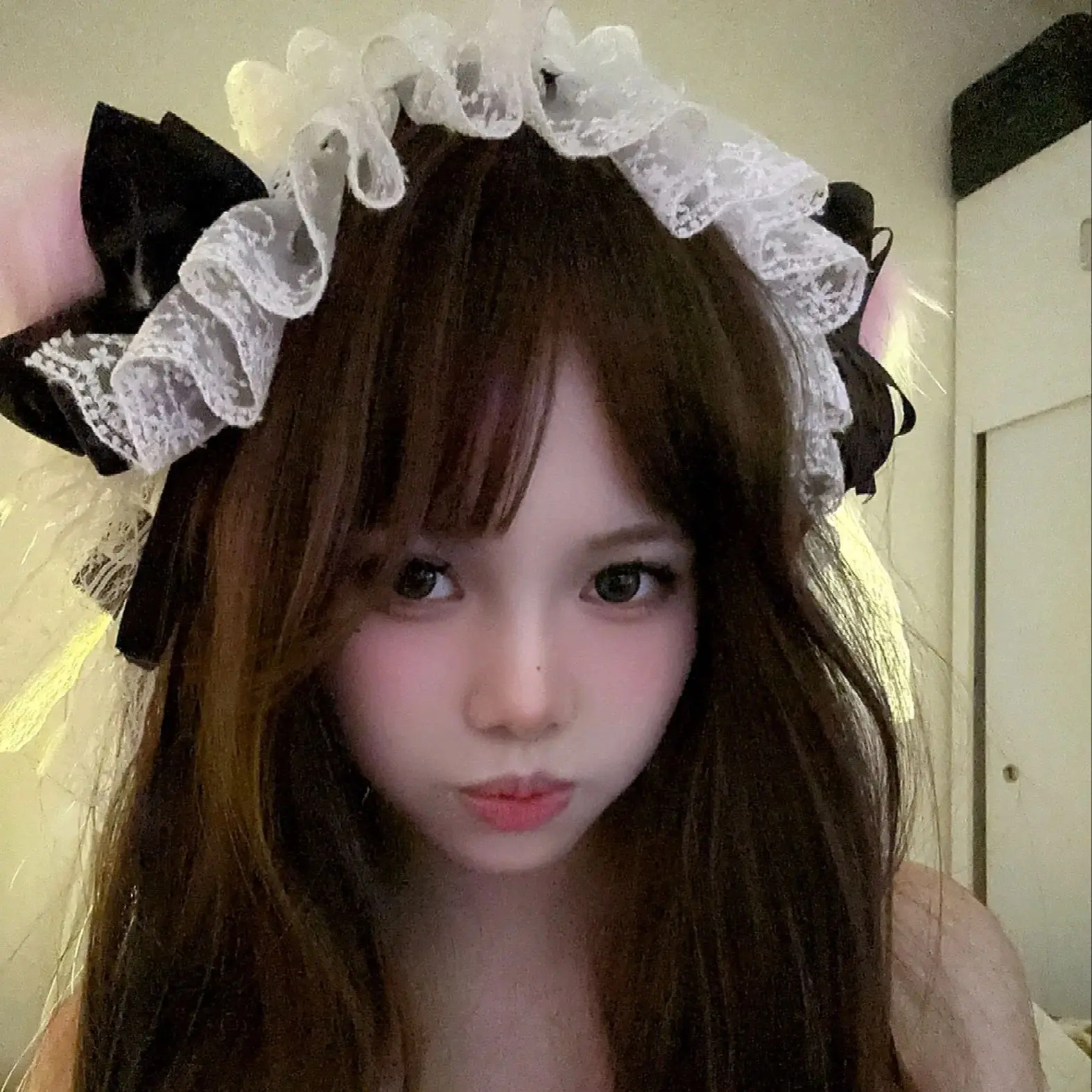 Lolita headband hair accessories sweet lace headband KC ribbon bow Hair Band Harajuku Handmade Hair Accessories Headdress