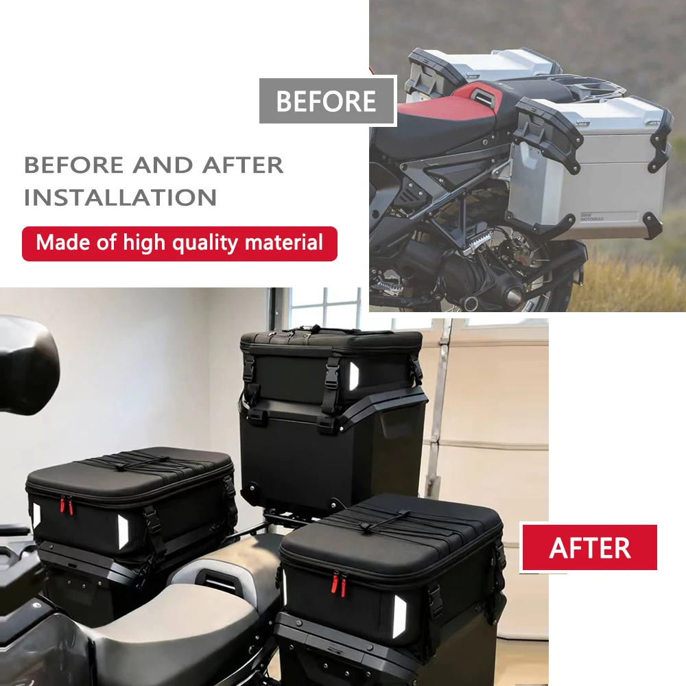 Motorcycle Top Bags Saddlebag For BMW R1300GS Adventure R 1300 GS ADV Side Top Box Hard Top Bag Case Luggage R1300GSA 2024-2026