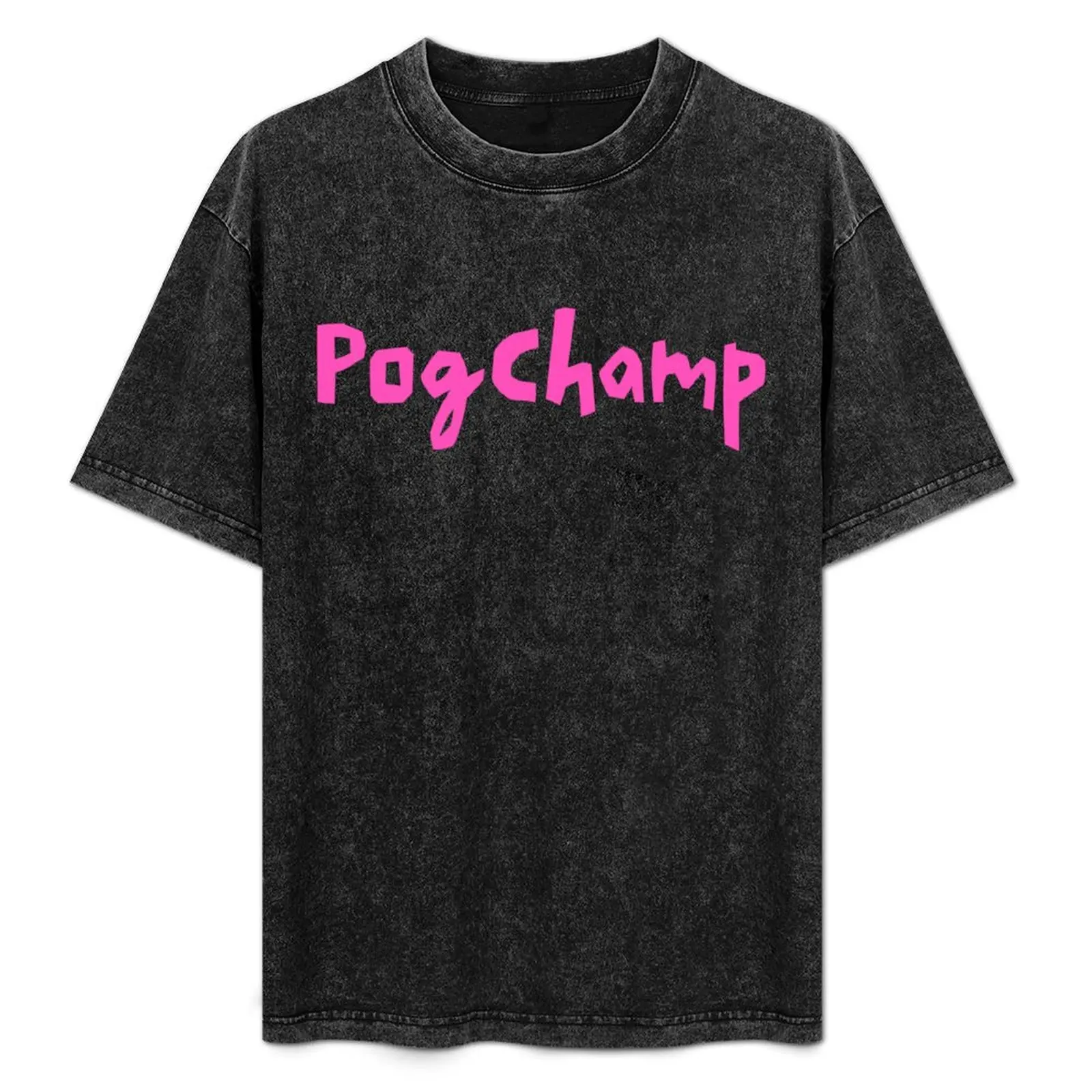 PogChamp Black T-Shirt anime clothes anime tshirt t shirts for men