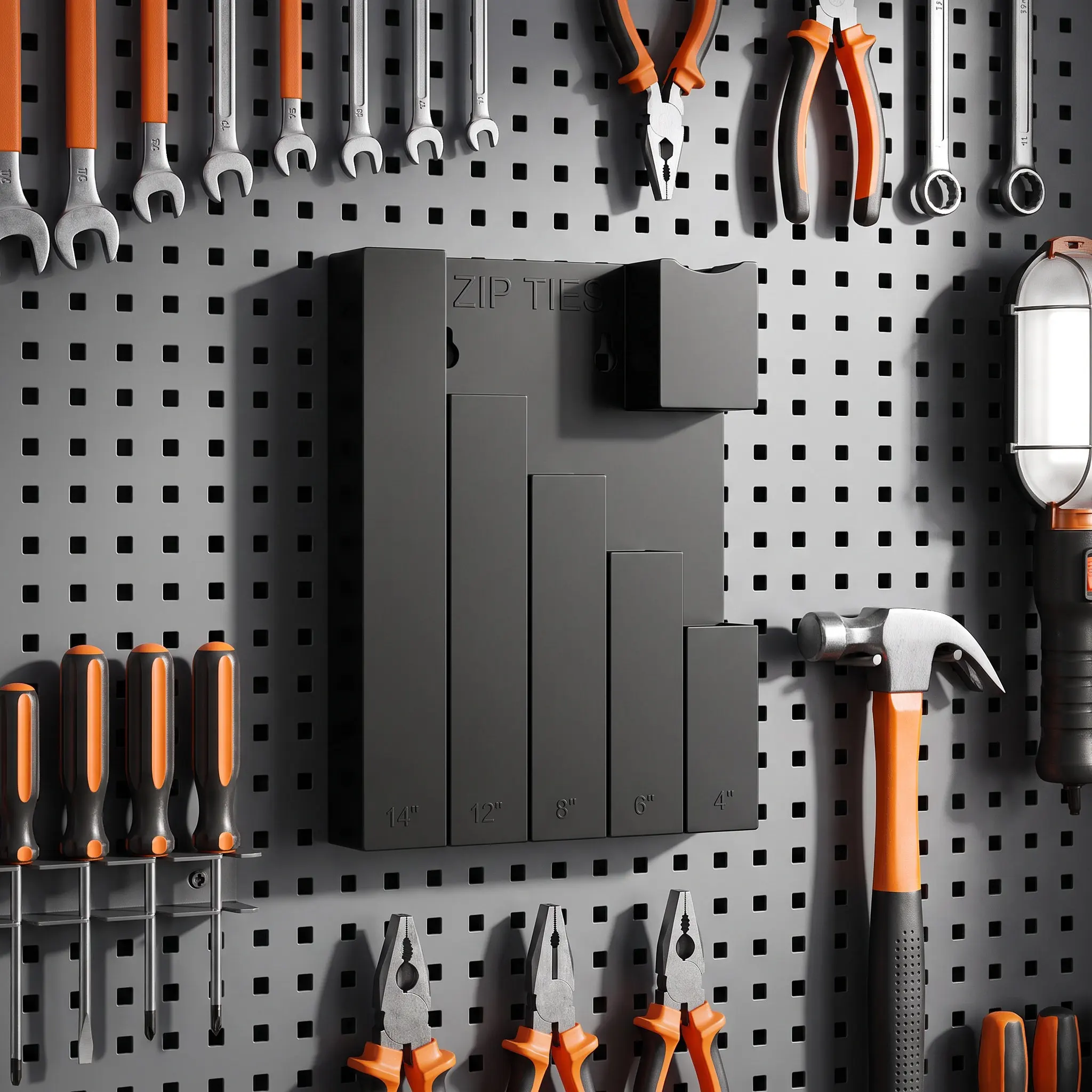 Workshop Tools Display - Rak Penyimpanan Kabel Pengikat Modular yang