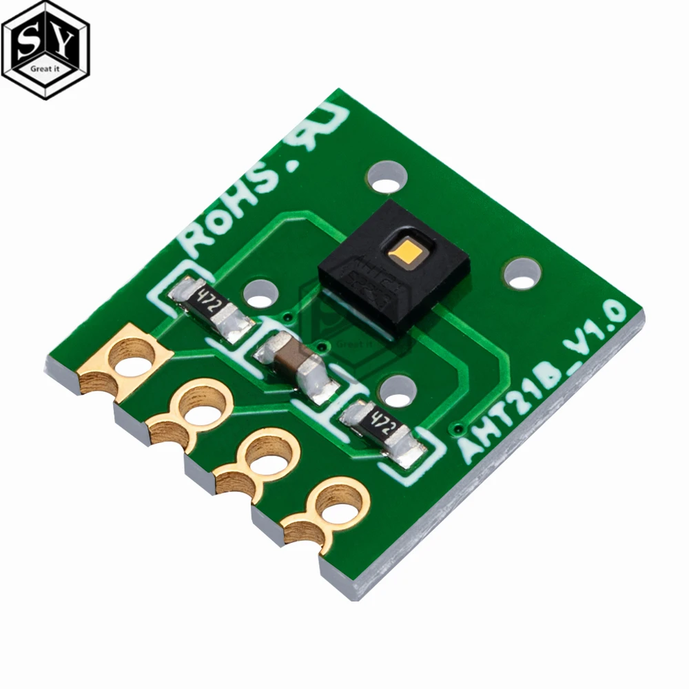 BAISHUN   AHT21 High Precision Digital Temperature and Humidity Sensor Measurement Module I2C Communication Replace SHT20 FOr Ar