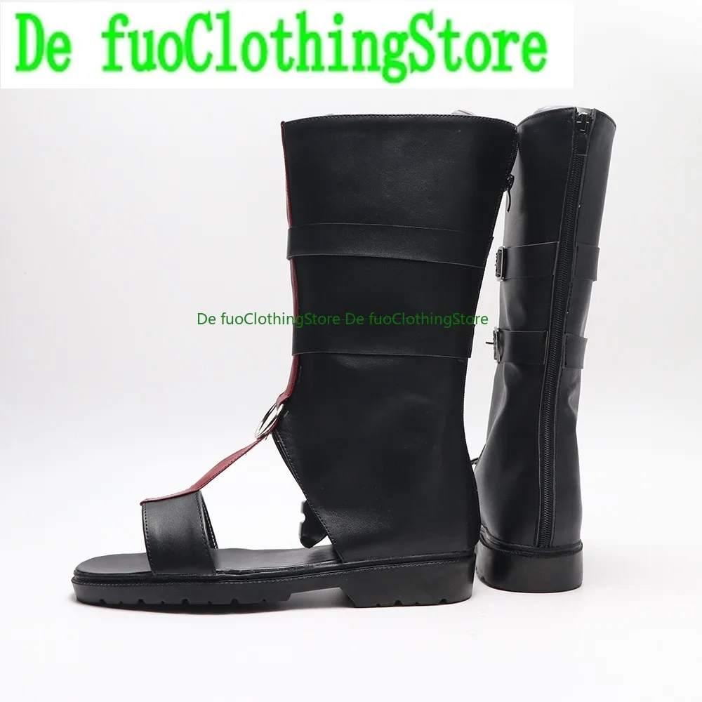 

Defuo Fate Grand Takasugi Shinsaku обувь для косплея исторический дизайн аниме игры костюмы на Хэллоуин реквизит для вечеринки обувь