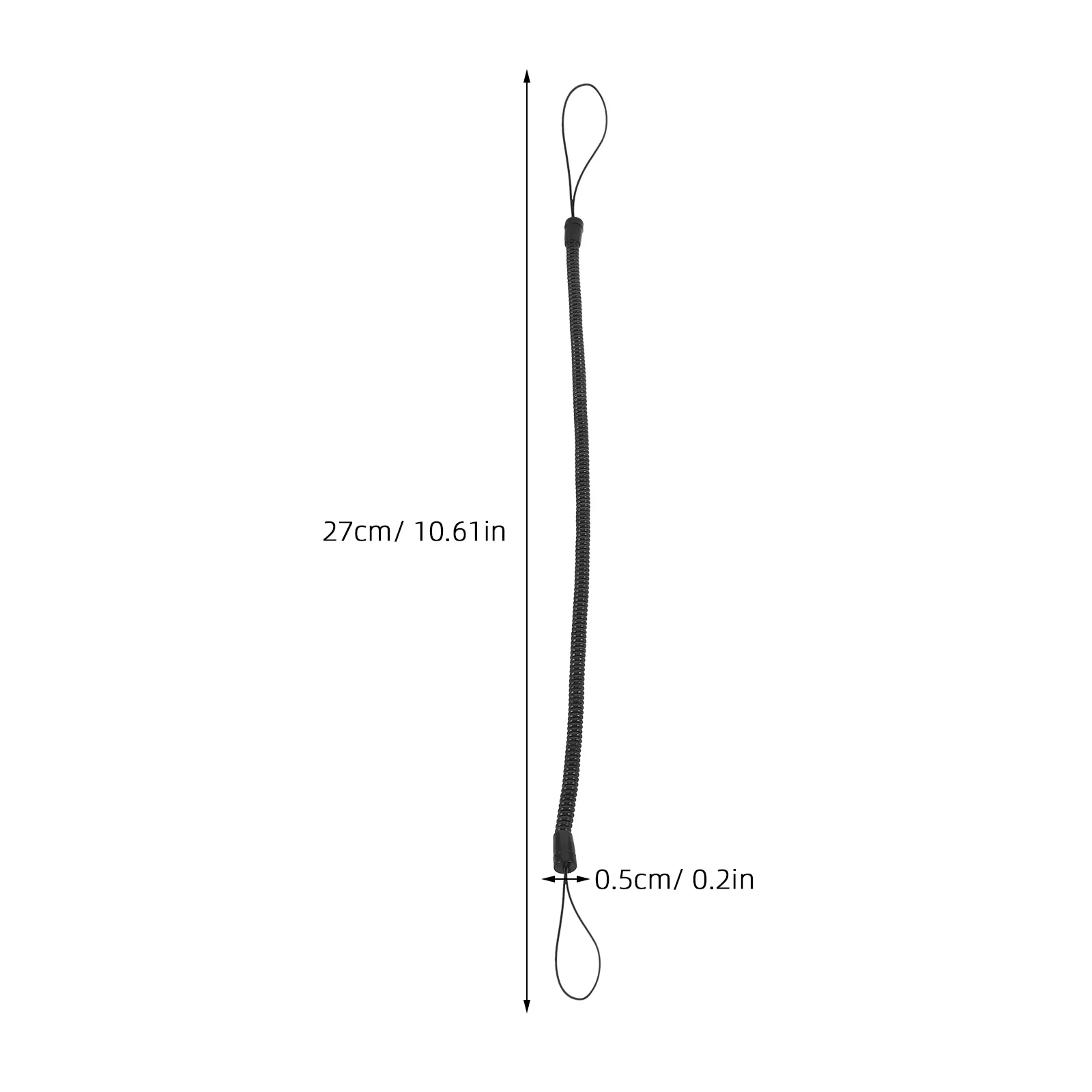 8本の格納式スタイラスストラップコード - タッチペン用紛失防止ペンテザー - 伸縮性のあるスプリングストラップ、Appleと互換性あり