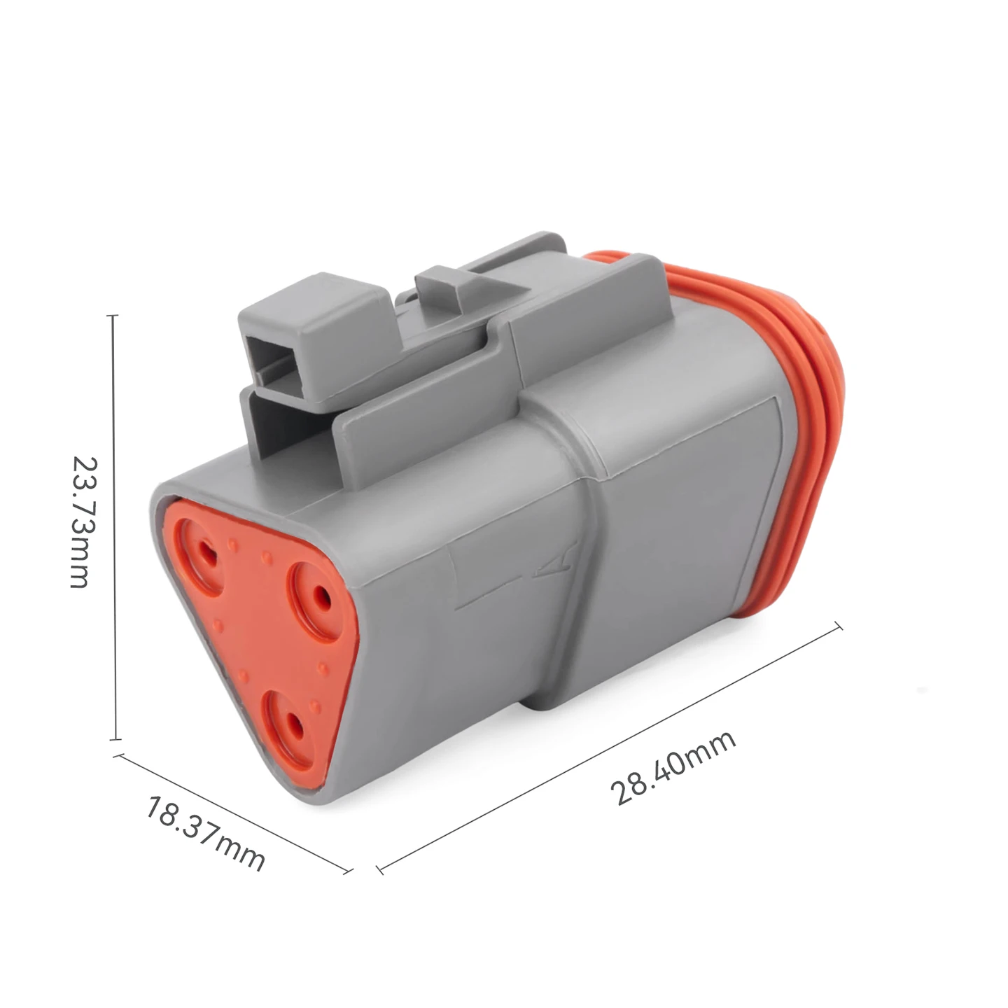 JRready Multi-Circuit DT Series IP68 Waterproof Connector Kit Combination List (DT04/DT06/W Series Components)