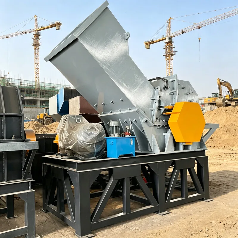 Customized OEM Metal Shredder Tailor-made Dual Shaft Crusher For Your Scrap Capacity Requirement Cost-saving
