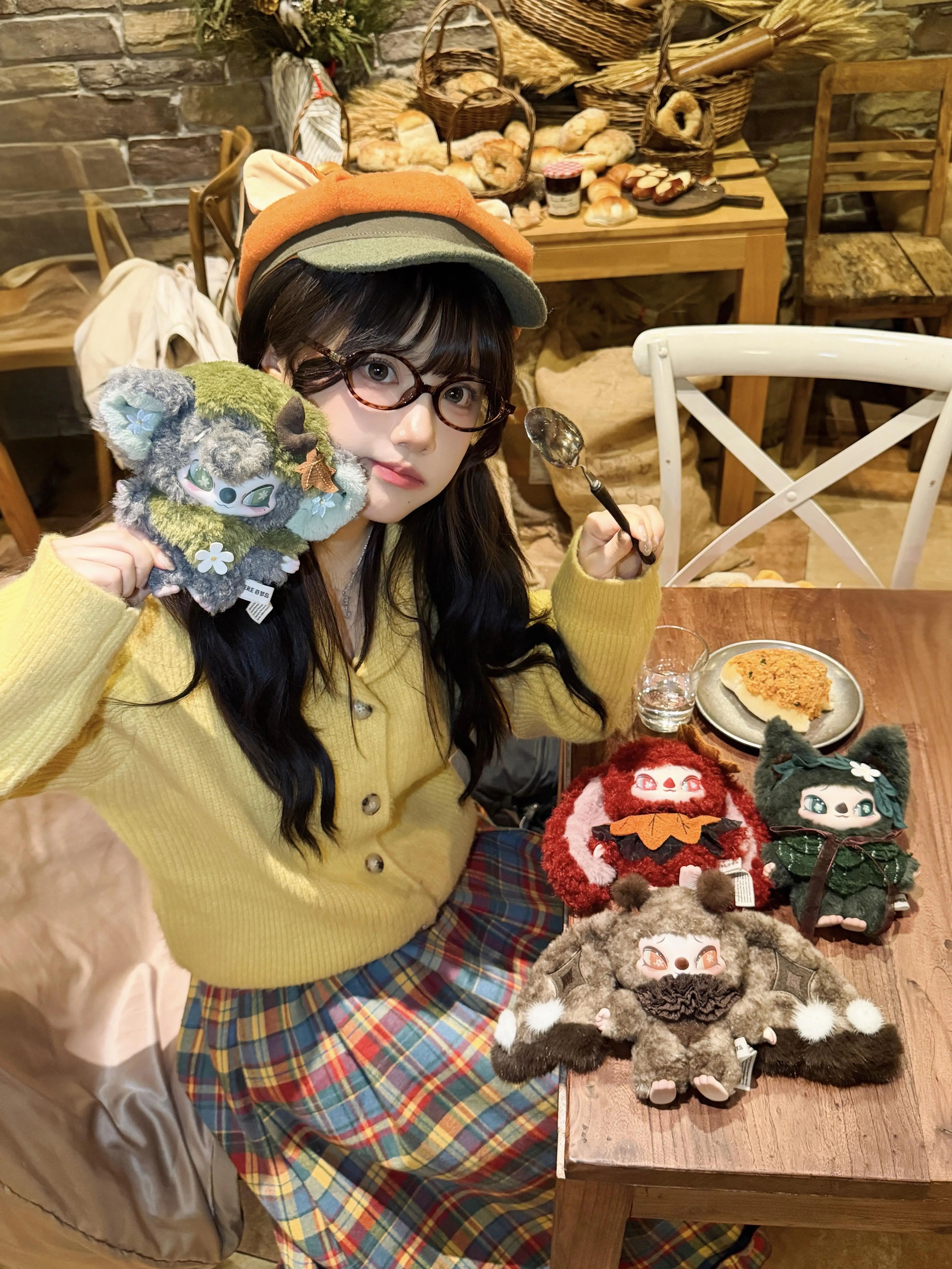 

In Stock SIINONO Whispers of TA Series Mystery Box Plush Figure Vinyl Face Pendant Rose Hidden Collectible Toy Gift