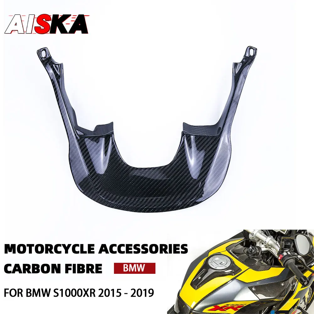 3K Full Carbon Fiber Front Tank Cover Protector Fairing Motorcycle Accessories For BMW S1000XR S1000 XR 2015 2016 2017 2018 2019