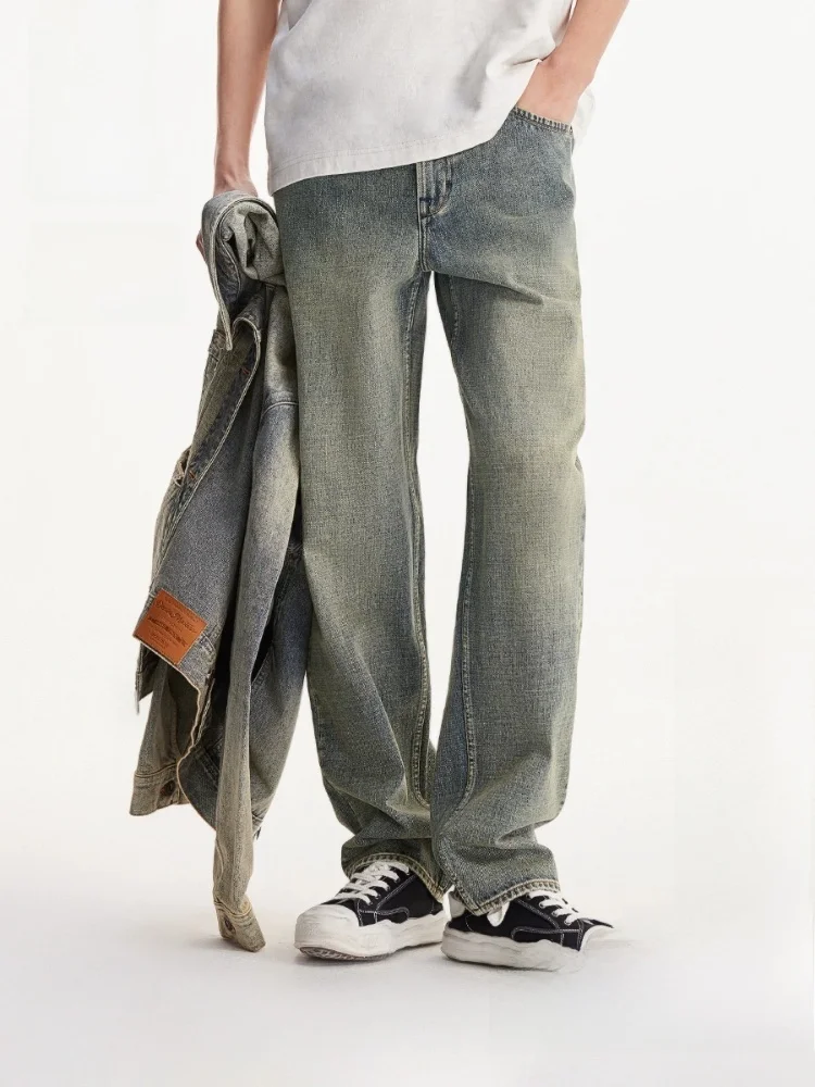 Jeans de mezclilla para hombre Jack Jones, corte holgado, cintura media, pantalones largos casuales, estilo retro moderno con...