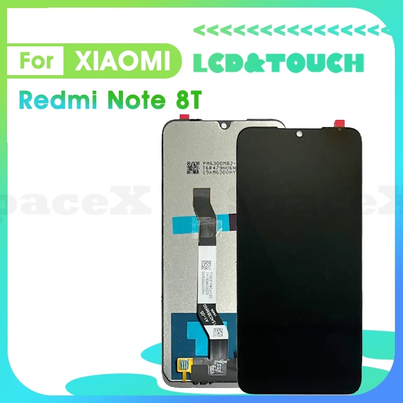 

ЖК-дисплей Note8T 6,3 ''для Xiaomi Redmi Note 8T, сенсорный дигитайзер в сборе, сменный экран для телефона Redmi Note8T, ЖК-дисплей