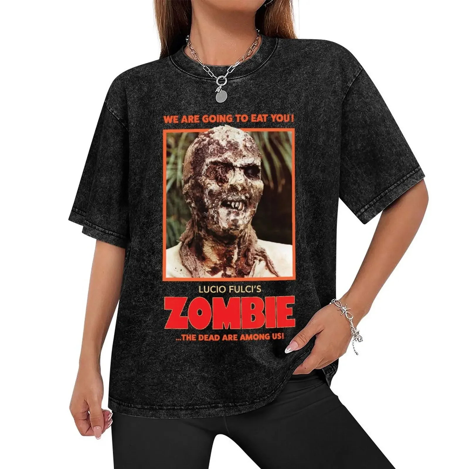 Lucio Fulci’s Zombie T-Shirt plus size clothes essential t shirt designer shirts t shirt men 100℅ cotton