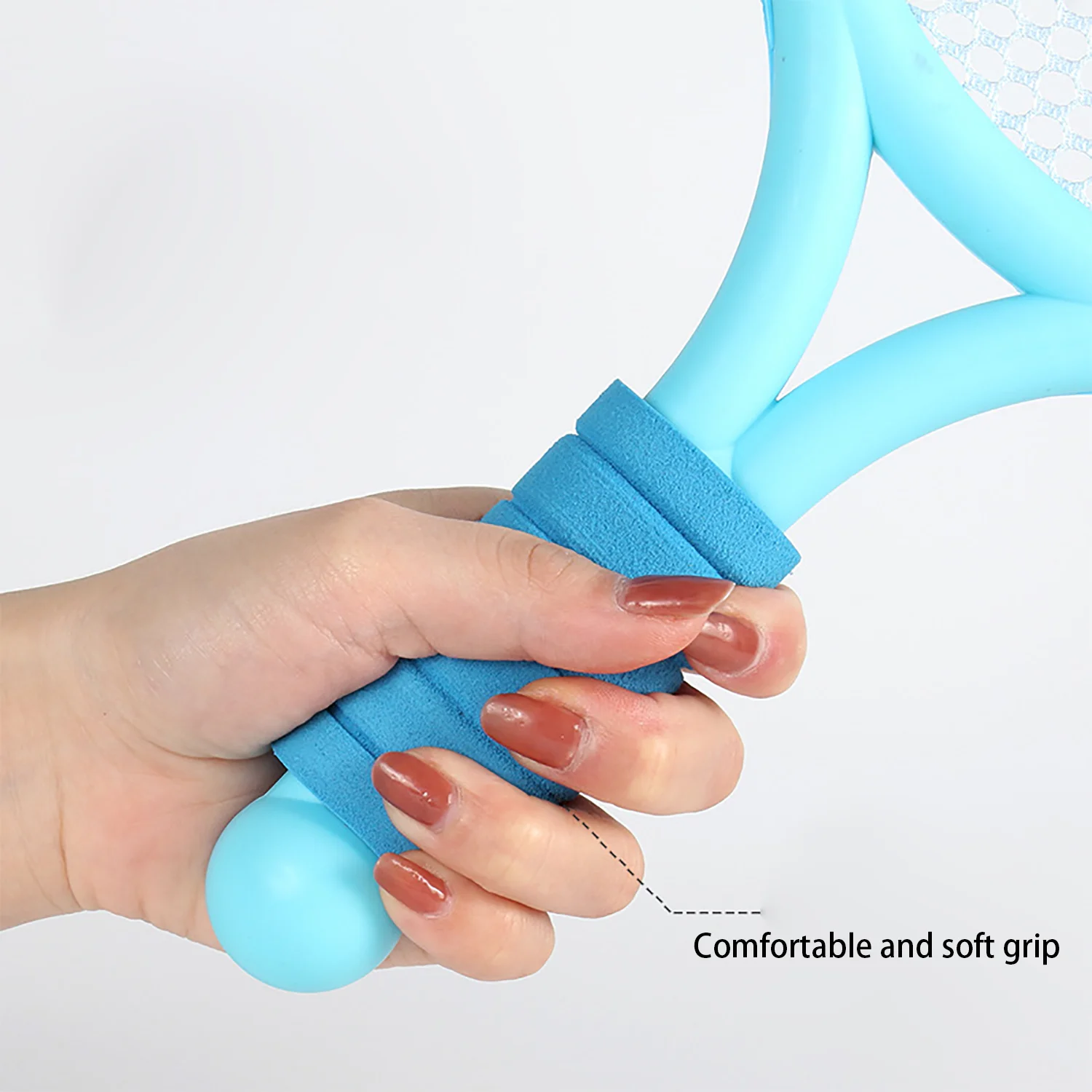 배드민턴 라켓 2 개, 야외 스포츠 및 레저 배드민턴 테니스, 부모 자녀 상호 작용 장난감 2 개 (무작위 색상)