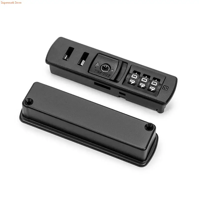 

Q5WE Reusable ABS Travel Lock Customizable Code Security Device Airport Essential Reusable Luggage Lock for Women and Men