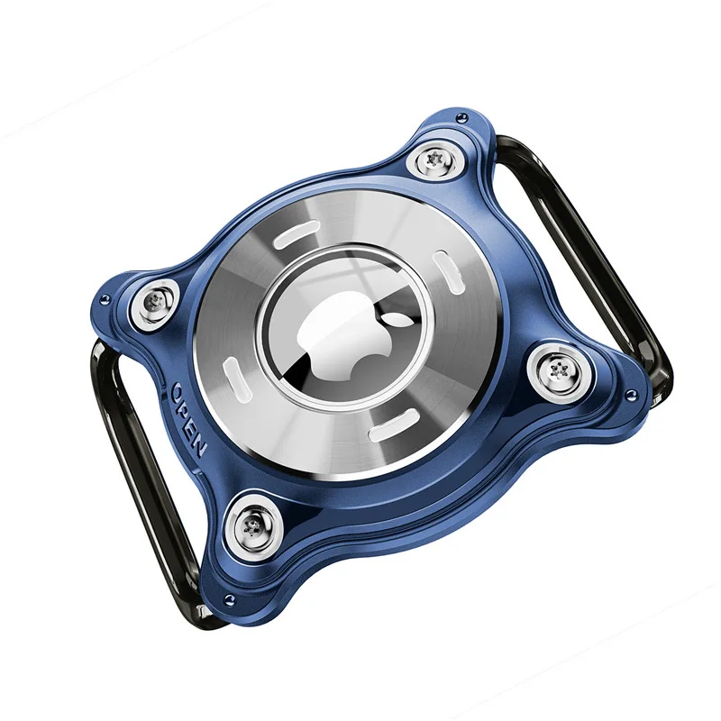 Eayburst AirTag-Halter für Hunde und Katzen, Airtag-Hülle mit Metallschnalle, Aluminiumblech, wasserdichte Abdeckung für Apple Air Tag-Halsband – Detail 17