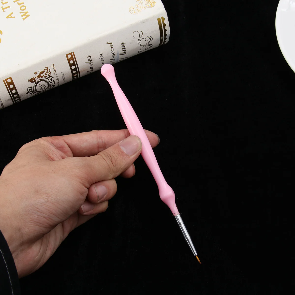 

3 Pcs Nail Art Drawing Pen Beginner Use for Manicure Liner Brush Creative Design Fine