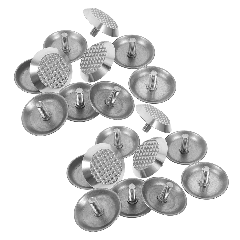 20 قطعة الفولاذ المقاوم للصدأ اللمس أعمى ترصيع المضادة للانزلاق الأناناس الملمس دائم آمنة جزءا لا يتجزأ من الممشى التوجيه للأرصفة