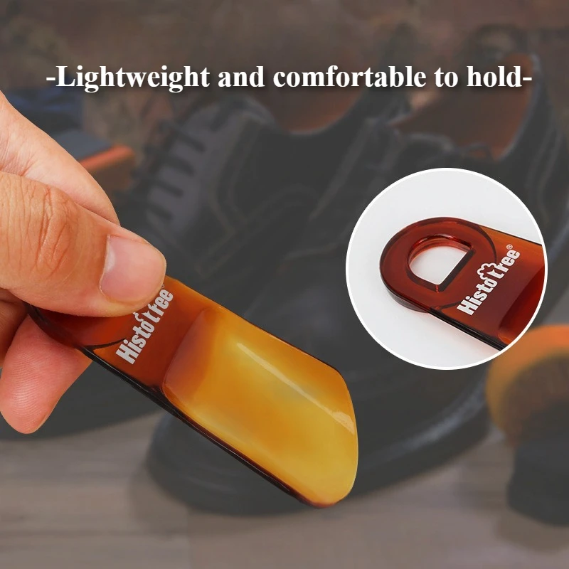 4Pc 9CM Portable Mini Professional Shoe Horn Durable Plastic Spoon Shaped Children Shoe Changing Assistant Flexible Shoe Lifter