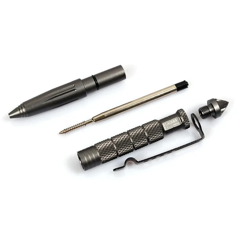 1/4/8pcs ZK20 Landing Ship Defense Tactical Pen High Quality Aluminum Anti Slip Self Defense Pen Steel Glass Crusher Tool Kit