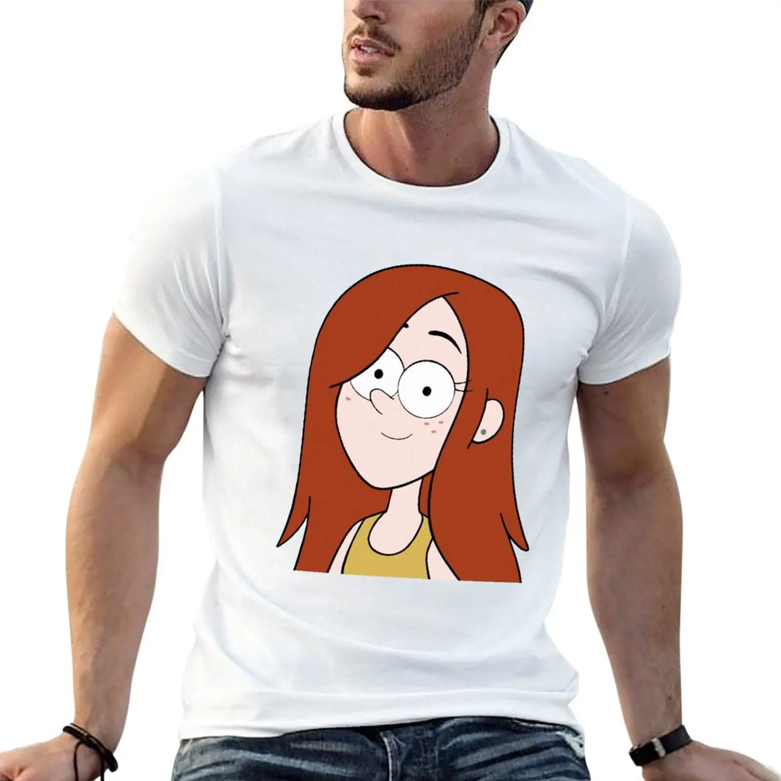 

Pillow With Wendy's Face On It T-Shirt man clothes anime clothes quick drying t-shirt big and tall t shirts for men